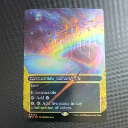 Cascading Cataracts (0005) - Borderless FOIL- Edge of Eternities #0005 MTG - Image 1