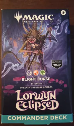 Magic The Gathering Blight Curse Lorwyn Eclipsed Commander Deck NEW - Image 1