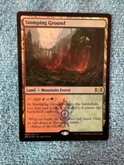 Stomping Ground RNA MTG Ravnica Allegiance Foil NM # 259 - Image 1