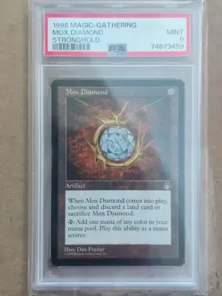 PSA 9 1998 MAGIC THE GATHERING MOX DIAMOND STRONGHOLD MTG RARE 🔥 - Image 1