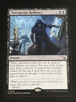 MTG Murders at Karlov Manor Outrageous Robbery 0097 NM Rare - Image 1
