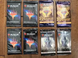 Magic the Gathering Welcome Booster Packs Lot of 8 Sealed Dominaria Phyrexia - Image 1