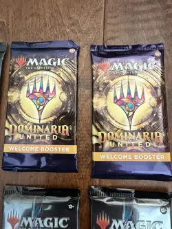 Magic the Gathering Welcome Booster Packs Lot of 8 Sealed Dominaria Phyrexia - Image 4