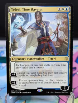 MTG War Of The Spark- Teferi, Time Raveler 221 Regular - Image 1