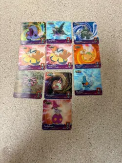 2003 Pokemon Advanced Art Box 3D Action Flipz Lot Of 10 Mudkip MEDITITE NUMEL - Image 1