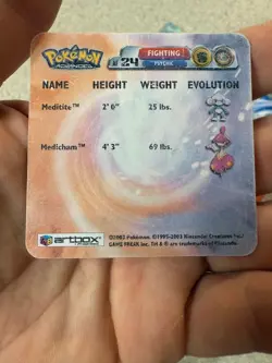 2003 Pokemon Advanced Art Box 3D Action Flipz Lot Of 10 Mudkip MEDITITE NUMEL - Image 3