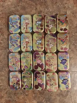 Empty Pokemon 151 Mini Tin Lot Of 20 - Coins And Art (NO PACKS) - Image 1