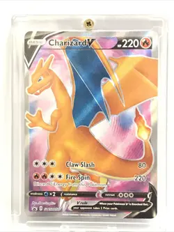 POKEMON CHAMPIONS PATH ETB Charizard V SWSH050 BLACK STAR Promo - Image 1