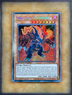 Yugioh Volcanic Doomfire SGX1-ENH01 Speed Duel Secret Rare 1st Ed NM - Image 1