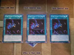 YUGIOH 3X DARK SPIRITS MASTERY LDS3-EN017 COMMON 1ST ED NM - Image 1