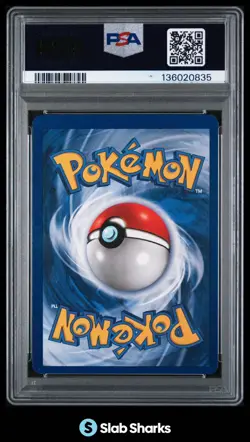 1999 POKEMON FOSSIL 1ST EDITION #10/62 LAPRAS HOLO RARE PSA 7 - Image 2