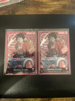 ST01-001 Monkey D. Luffy Pre-Errata Leader One Piece TCG - Image 1