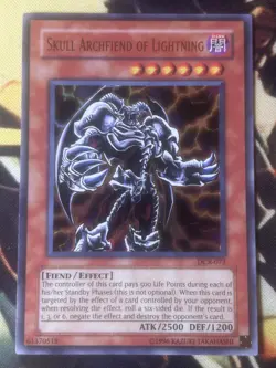 Yugioh: Skull Archfiend Of Lightning - DCR-073 - Ultra Rare - Unlimited - NM - Image 1