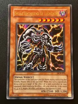 Skull Archfiend of Lightning DCR-073 Ultra Rare Unlimited Near Mint Yugioh - Image 1