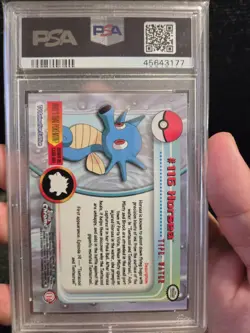 PSA 10 2000 Pokemon Game Topps Chrome Horsea TV Rare Base Series 2 GEM MINT 116 - Image 4