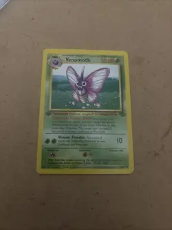 Pokemon TCG Venomoth Jungle 29/64 1st Edition Non-Holo Rare - Image 1