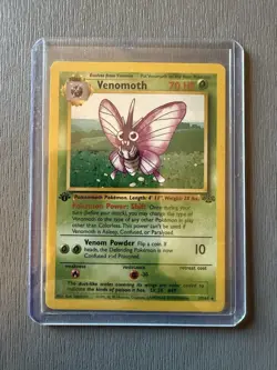 Pokemon TCG Venomoth Jungle 29/64 1st Edition Non-Holo Rare - Image 1