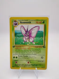 Venomoth 29/64 Jungle 1st Edition Non-Holo - Lightly Played Pokemon - Image 1