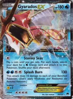 Gyarados EX - Pokemon TCG XY Breakpoint #26/122 - Holo Ultra Rare - Image 1