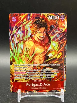 Portgas.D.Ace (Illustration Box Vol.5) ST15-005 One Piece Promotion Cards Foil - Image 1