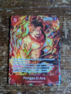 Portgas.D.Ace Illustration Box Vol.5 ST15-005 One Piece Promotion Card Foil Holo - Image 1