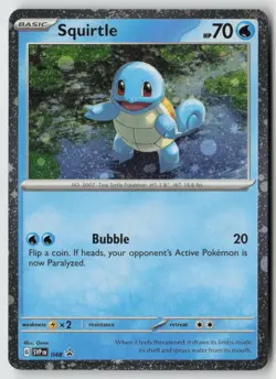 Squirtle - (Cosmos Holo) 048 - SV: Scarlet & Violet Promo Cards Holo - PTCG - Image 1