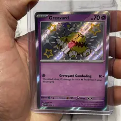 Pokemon Greavard 070 Sv: Scarlet & Violet Promo Card Holo Paldean Fates NM/MT - Image 1