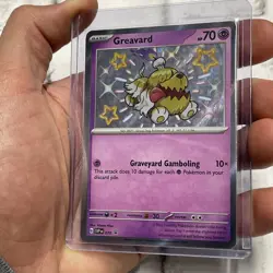 Pokemon Greavard 070 Sv: Scarlet & Violet Promo Card Holo Paldean Fates NM/MT - Image 2
