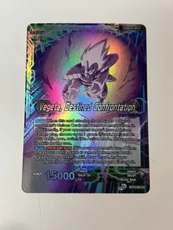 Bandai Dragon Ball Super Card Game BT15 Vegeta Leader Cards Holo & Regular Lot - Image 1