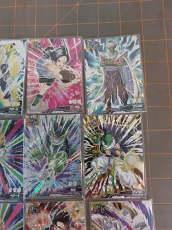 Foil Dragon Ball Super Cards Lot Trunks Vegeta Piccolo lot of 16 - Image 3