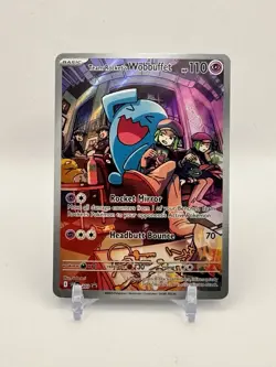 Team Rocket's Wobbuffet Promo SV: Scarlet & Violet Promo Cards SVP Psychic Holof - Image 1