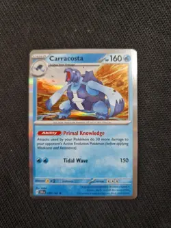 Carracosta - 038/142 - Holo Rare - Stellar Crown - Pokemon Card - NM - Image 1