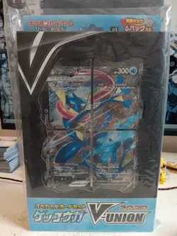 Pokemon card SP5 001-004/013 Greninja V-UNION 1 Box Factory Sealed japanese - Image 1