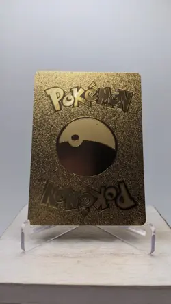 Pokemon Interlaced Flames Charizard V Gold Metal Foil Card LV. 92 HP 522 Fan Art - Image 2