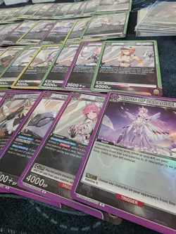 English Union Arena Goddess of Victory: NIKKE | R/SR/U*/R* FOIL card lot - Image 5
