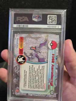 PSA 9 2000 Pokemon Game Topps Chrome Aerodactyl TV Rare Base Series 2 MINT GEM - Image 4