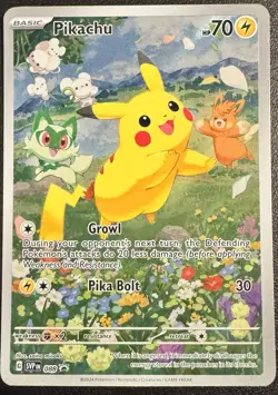 Pokemon Card TCG - Pikachu SVP 088 Black Star Promo 88 Paldea Adventure Chest - Image 1
