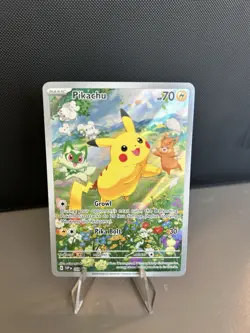 Pokemon Card TCG - Pikachu SVP 088 Black Star Promo Paldea Adventure Chest NM - Image 1
