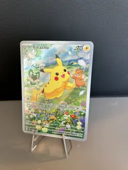 Pokemon Card TCG - Pikachu SVP 088 Black Star Promo Paldea Adventure Chest NM - Image 4