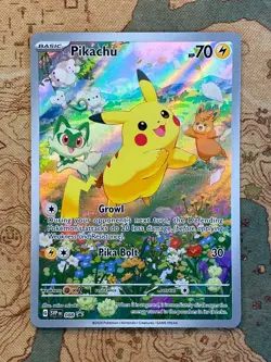 Pokemon Card TCG - Pikachu SVP 088 Black Star Promo Paldea Adventure Chest NM - Image 1