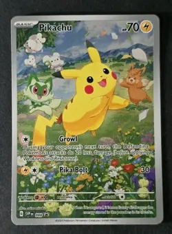 Pokemon Card TCG - Pikachu SVP 088 Black Star Promo Paldea Adventure Chest NM - Image 1