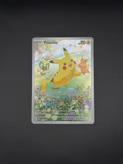 Pokemon Card TCG - Pikachu SVP 088 Black Star Promo 88 Paldea Adventure Chest - Image 1