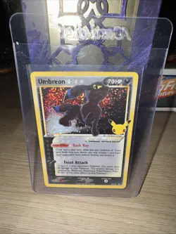 Pokemon Umbreon TCG Gold Star 17/17 25th Anniversary Celebrations Mint Condition - Image 1