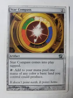 Star Compass NM/M Eighth 8th Edition Artifact Mana Production MTG Magic - Image 1