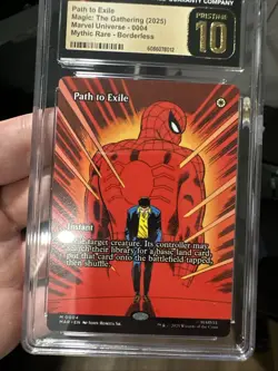 MTG Borderless Marvel Eternal-Legal MAR Path to Exile CGC Pristine 10 Pop 1 🔥 - Image 4