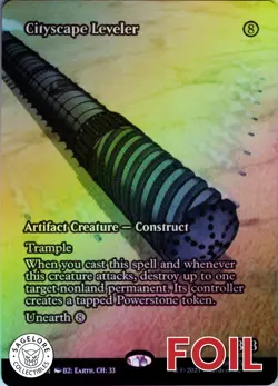MTG Cityscape Leveler (Borderless) (53) | NM Foil | Avatar: Eternal-Legal {TLE} - Image 1
