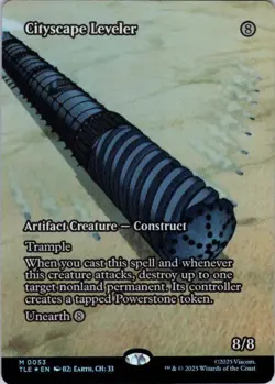 MTG Cityscape Leveler (Borderless) (53) | NM Foil | Avatar: Eternal-Legal {TLE} - Image 2