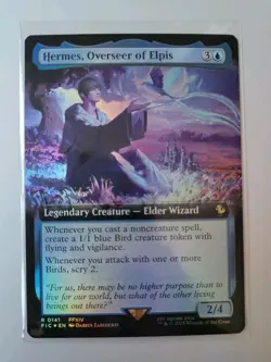 MTG - Final Fantasy: Hermes, Overseer of Elpis (0141) - Extended Foil Rare - NM - Image 1