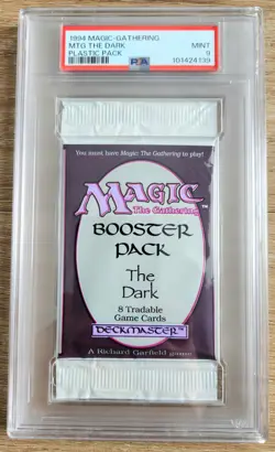 MTG - The Dark - Sealed Booster Pack - PSA 9. More MTG In My Store. - Image 1
