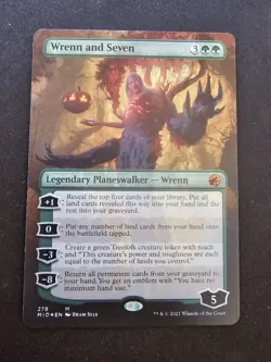 Wrenn and Seven Innistrad: Midnight Hunt Foil Magic the Gathering MTG LP - Image 1